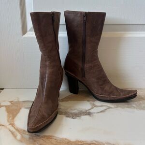 Nine West l Questao Leather Boots Size 6